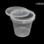 سطل ماکروویوی گرد 1400 سی سی شفاف-🥣 سطل ماکروویوی گرد ۱۴۰۰ سی‌سی شفاف | ظرف کاربردی و مقاوم