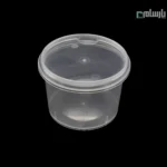سطل ماکروویوی گرد 310 سی سی شفاف-🥣 سطل ماکروویوی گرد ۳۱۰ سی‌سی شفاف | ظرف مقاوم و سبک