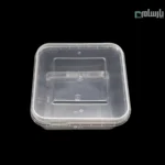 ظرف هات دلیوری مربع 1250 سی سی شفاف-🍱 ظرف هات دلیوری مربع ۱۲۵۰ سی‌سی شفاف | حمل غذای گرم