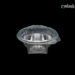 ظرف یکبار مصرف درب دار دیاموند 250 سی سی-💎 ظرف دیاموند 250 سی سی درب‌دار پت | بسته‌بندی شیک و کوچک