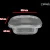 ظرف یکبار مصرف یونیک 350 سی سی-پت-ابعاد