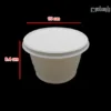 سطل یکبار مصرف گیاهی ۱۰۰۰ سی سی سایز متوسط آملون-ابعاد