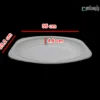 دیس گیاهی یکبار مصرف سایز بزرگ آملون-ابعاد