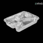 ظرف یکبار مصرف آلومینیومی سه خانه پارسه سبک کد 729