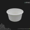 سطل یکبار مصرف گیاهی ۱۳۰۰ سی سی کوتاه آملون-بسته بندی غذا