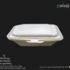 ظرف یکبار مصرف گیاهی تک پرسی ۸۰۰ سی سی آملون-بسته بندی غذا