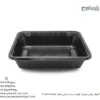 ظرف یکبار مصرف گوشت پت مشکی ابعاد 5×17.5×21.5-زاویه دیگر