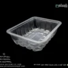 ظرف گوشت یکبار مصرف شفاف ابعاد 6×17×22-زاویه دیگر