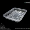 ظرف شفاف بسته بندی گوشت ابعاد 3×17×22-زاویه دیگر