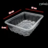ظرف گوشت یکبار مصرف شفاف ابعاد 6×17×22-ابعاد