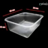 ظرف پروتئینی شفاف پلی پرو ابعاد 11×24×30-ابعاد