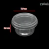 ظرف سس خوری 80 سی سی یکبار مصرف شفاف -پت-ابعاد