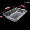 دیس یکبار مصرف پروتئینی شفاف ابعاد 5×18×25.5-ابعاد