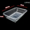 دیس بسته بندی گوشت شفاف ابعاد 6×18×25.5-ابعاد