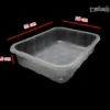 ظرف پروتئینی شفاف یکبار مصرف ابعاد 7.5×24×31-ابعاد