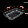 دیس یکبار مصرف کوتاه شفاف-پت-ابعاد