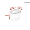 ظرف یکبار مصرف ماکروویو ۵۶۰ سی سی شفاف-ابعاد