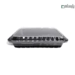 ظرف یکبار مصرف مشکی سوشی مهر پارسا کد 302