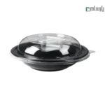 ظرف یکبار مصرف مشکی کد FT120 با درب سس کاپ مهرپارسا – 🍱 ظرف مشکی FT120 مهرپارسا | با درب کاپ سس
