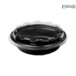 ظرف یکبار مصرف مشکی مهرپارسا کد HD300 – 🥗 ظرف مشکی HD300 مهرپارسا | مقاوم و کاربردی