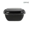 ظرف یکبار مصرف مشکی سالاد کد M600 مهرپارسا – 🥗 ظرف سالاد مشکی M600 مهرپارسا | مقاوم و بهداشتی