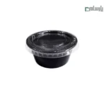 ظرف یکبار مصرف سس کاپ مشکی 2 اونس مهرپارسا – 🥫 کاپ سس 2 اونس مشکی مهرپارسا | کوچک و کاربردی