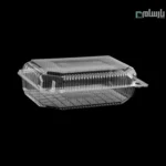 ظرف یکبار مصرف فوکری کوتاه شفاف مستطیل پریما - 📦 ظرف فوکری کوتاه مستطیلی شفاف مناسب بسته‌بندی