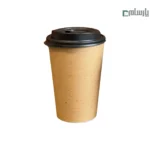 لیوان یکبار مصرف کاغذی دو جداره صاف کرافت 360 سی سی – ☕ لیوان کرافت دوجداره مقاوم و شیک مناسب قهوه، چای و نوشیدنی‌های داغ