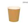 لیوان یکبار مصرف کاغذی 110 سی سی سه جداره صاف کرافت – ☕ لیوان کرافت سه‌جداره کوچک و مقاوم مناسب اسپرسو و نوشیدنی‌های داغ