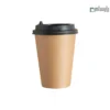 لیوان کاغذی یکبار مصرف 220 سی سی سه جداره صاف کرافت – ☕ لیوان کرافت سهجداره صاف و مقاوم مناسب قهوه، نسکافه و نوشیدنیهای گرم