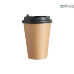 لیوان کاغذی یکبار مصرف 220 سی سی سه جداره صاف کرافت – ☕ لیوان کرافت سه‌جداره صاف و مقاوم مناسب قهوه، نسکافه و نوشیدنی‌های گرم