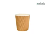 لیوان یکبار مصرف کاغذی 220 سی سی سه‌جداره اف فلوت – ☕ لیوان مقاوم با دیواره سه‌لایه موج‌دار برای حفظ حرارت نوشیدنی‌های داغ و جلوگیری از سوختن دست