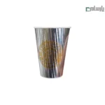 لیوان یکبار مصرف کاغذی 360 سی سی کرکره‌ای متالایز استارباکس – ☕ لیوان کرکره‌ای طرح استارباکس با روکش متالایز مناسب نوشیدنی‌های داغ و سرو بیرون‌بر