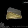 ظرف یکبار مصرف اسلایس کیک مثلثی زیره طلایی مات-پت-زاویه دیگر