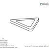 ظرف کریستالی دسری آسنا 160 سی سی درب دار برنا-درب